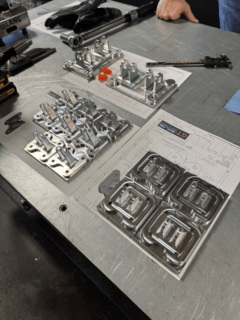 Figure 12. Machined Clevis Mounts