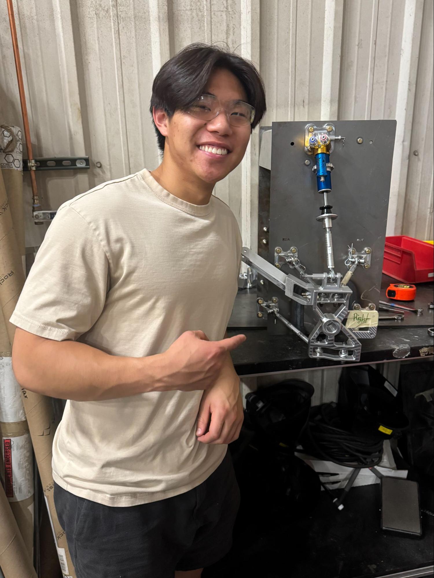Figure 15. Me with the Front Suspension!