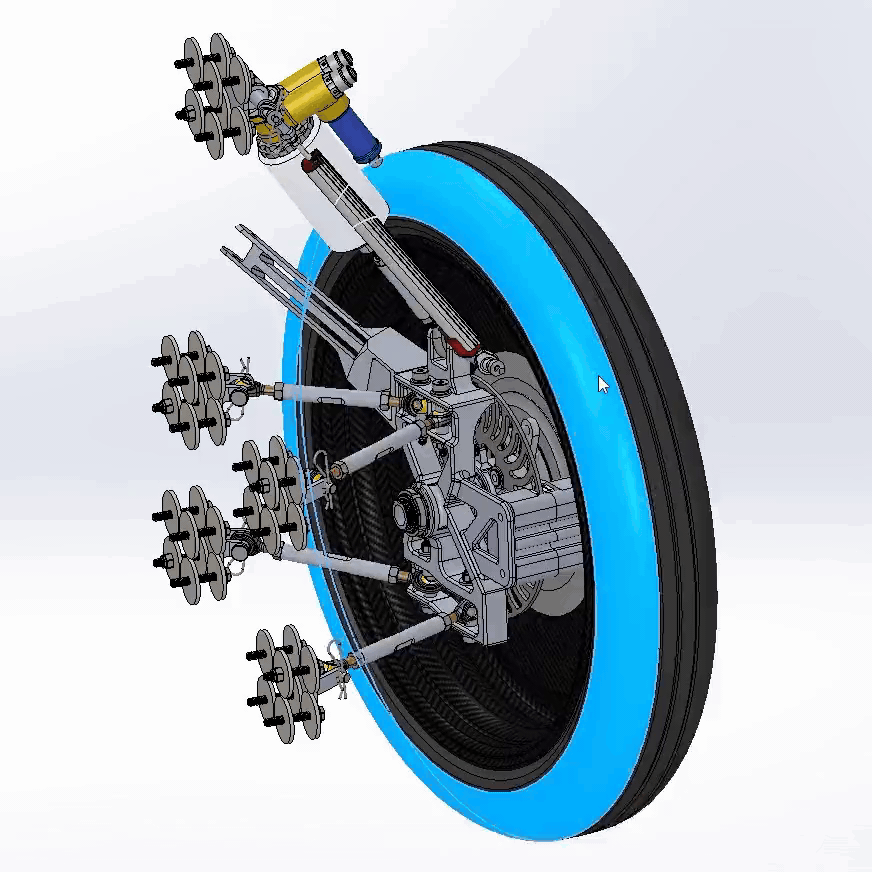 Figure 9. Front Suspension Bump Sag Demonstration